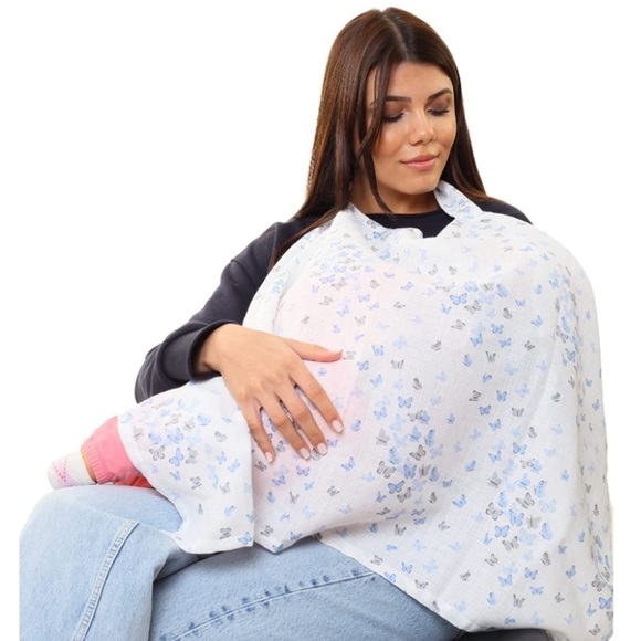 Brand New Set of 2 Go Mommy Nursing Covers Breastfeeding Muslin Cloth 60"x90" - Picture 12 of 12